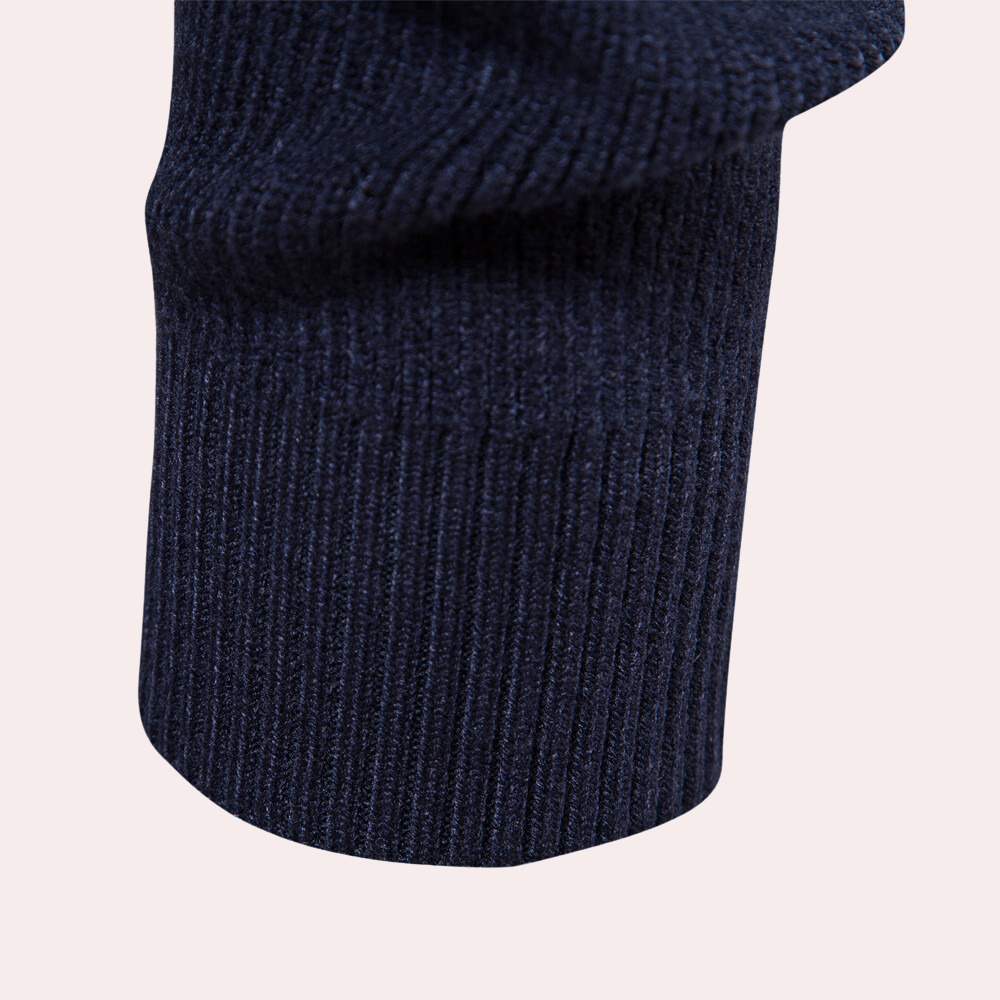 Casual Knitted Men's Zip Sweater