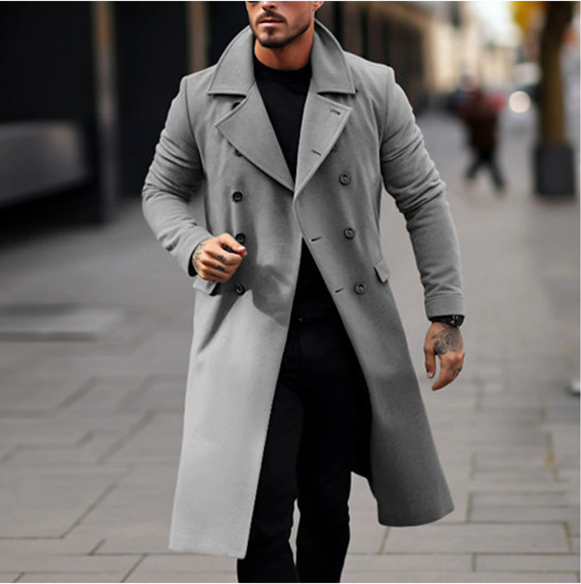 Alan | Stylish Long Men's Coat