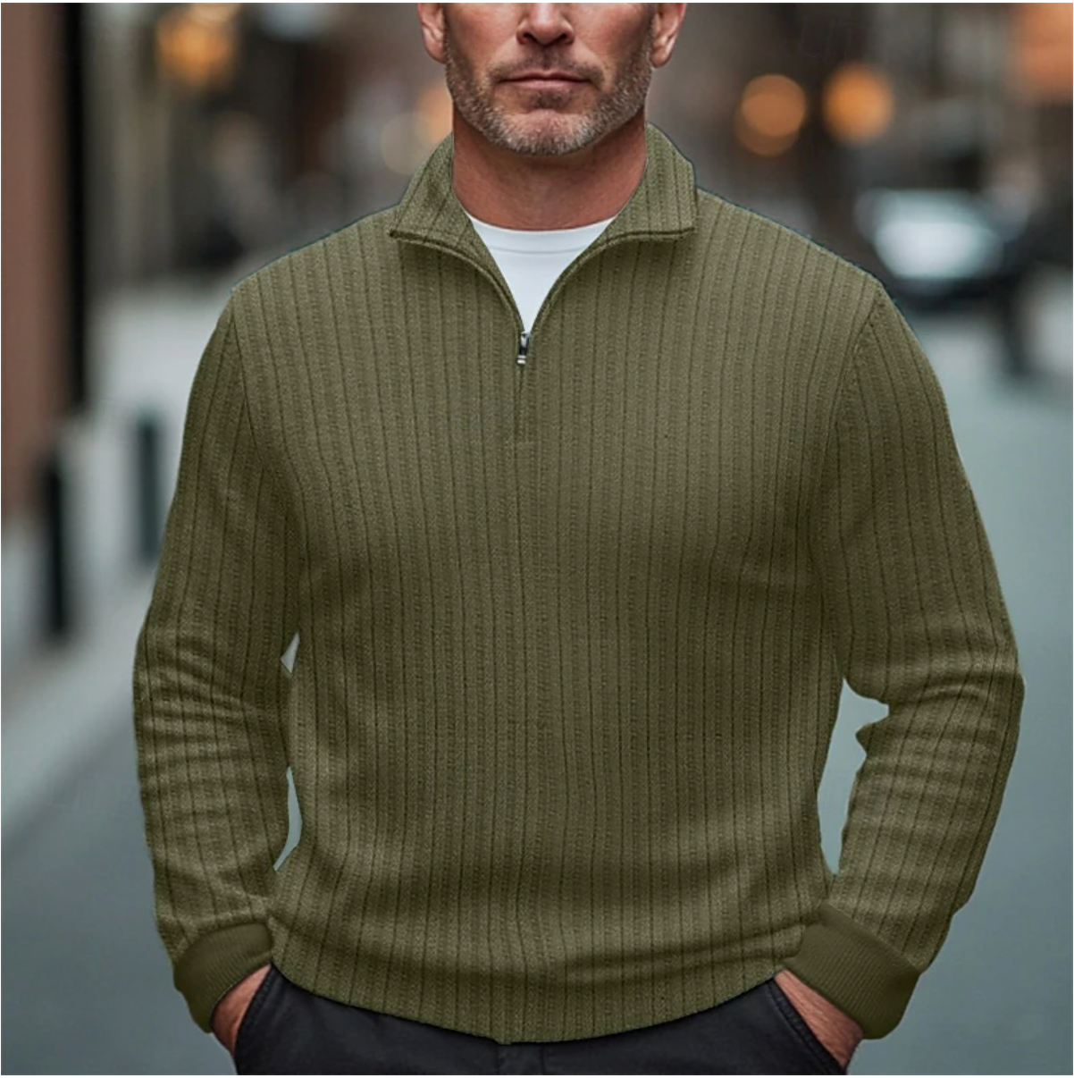 Mateo – Men's Zip Sweater