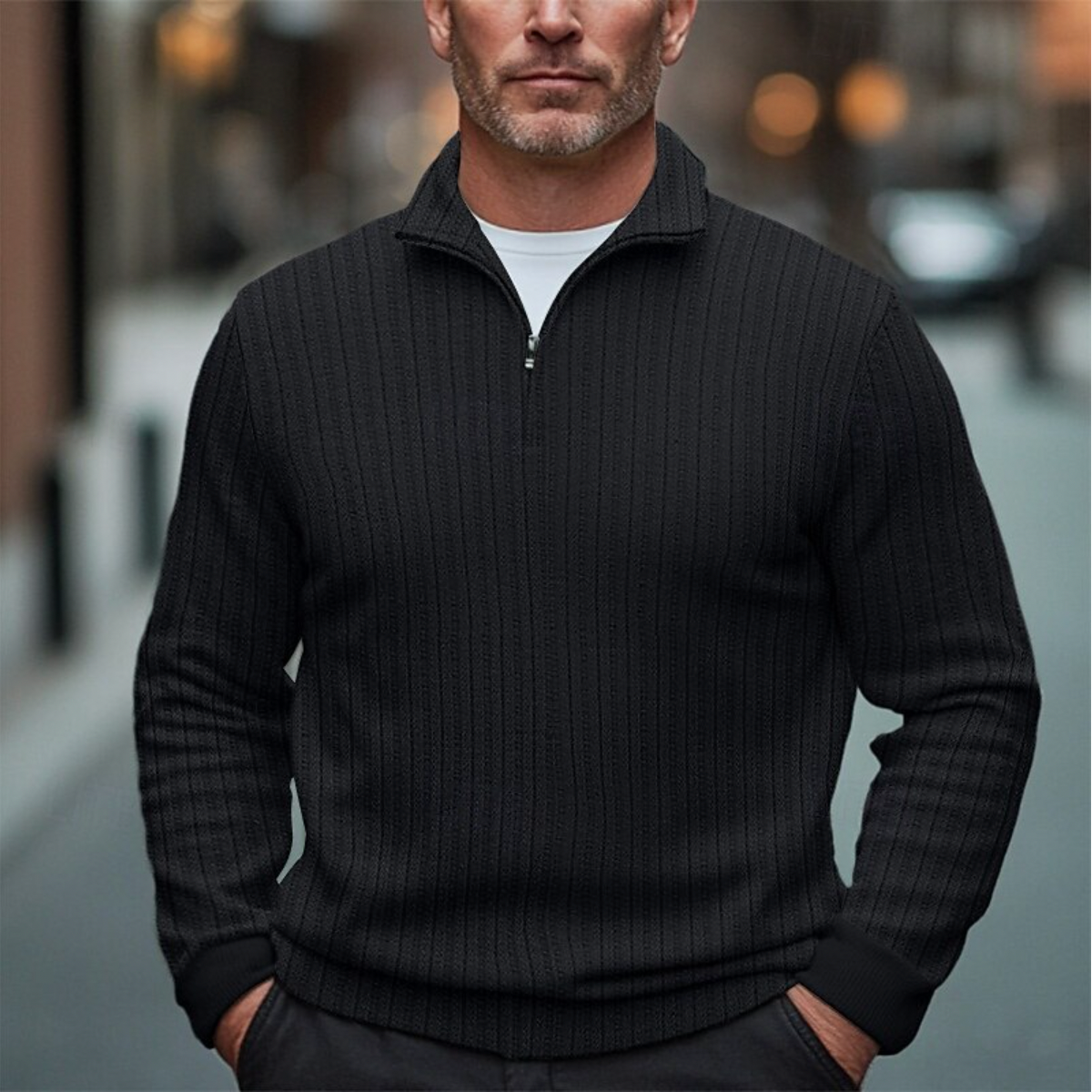 Mateo – Men's Zip Sweater