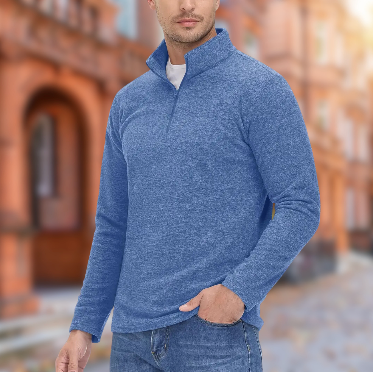 Bernard - Quarter Zip Sweater