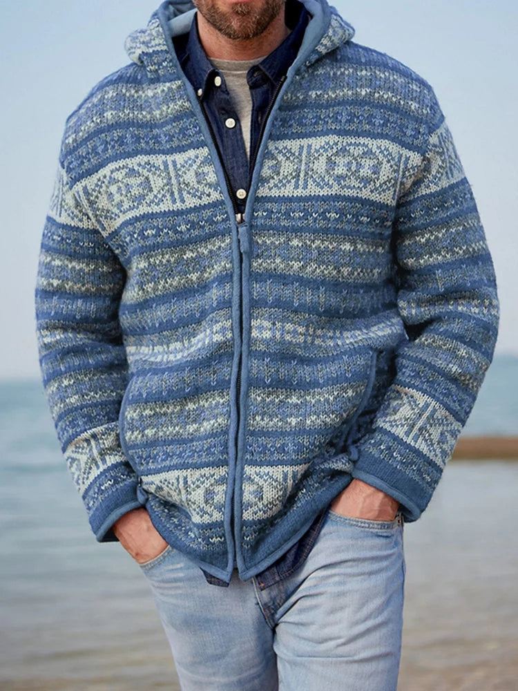 Bjorn - Casual Knitted Full-Zip Sweater