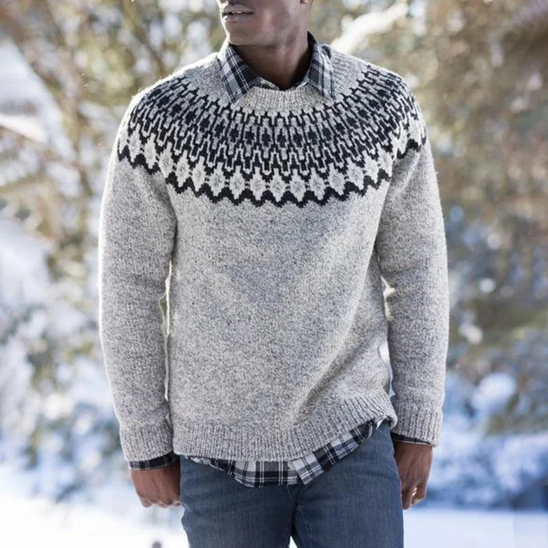 Andrew - Sweater with Round Neck for Men